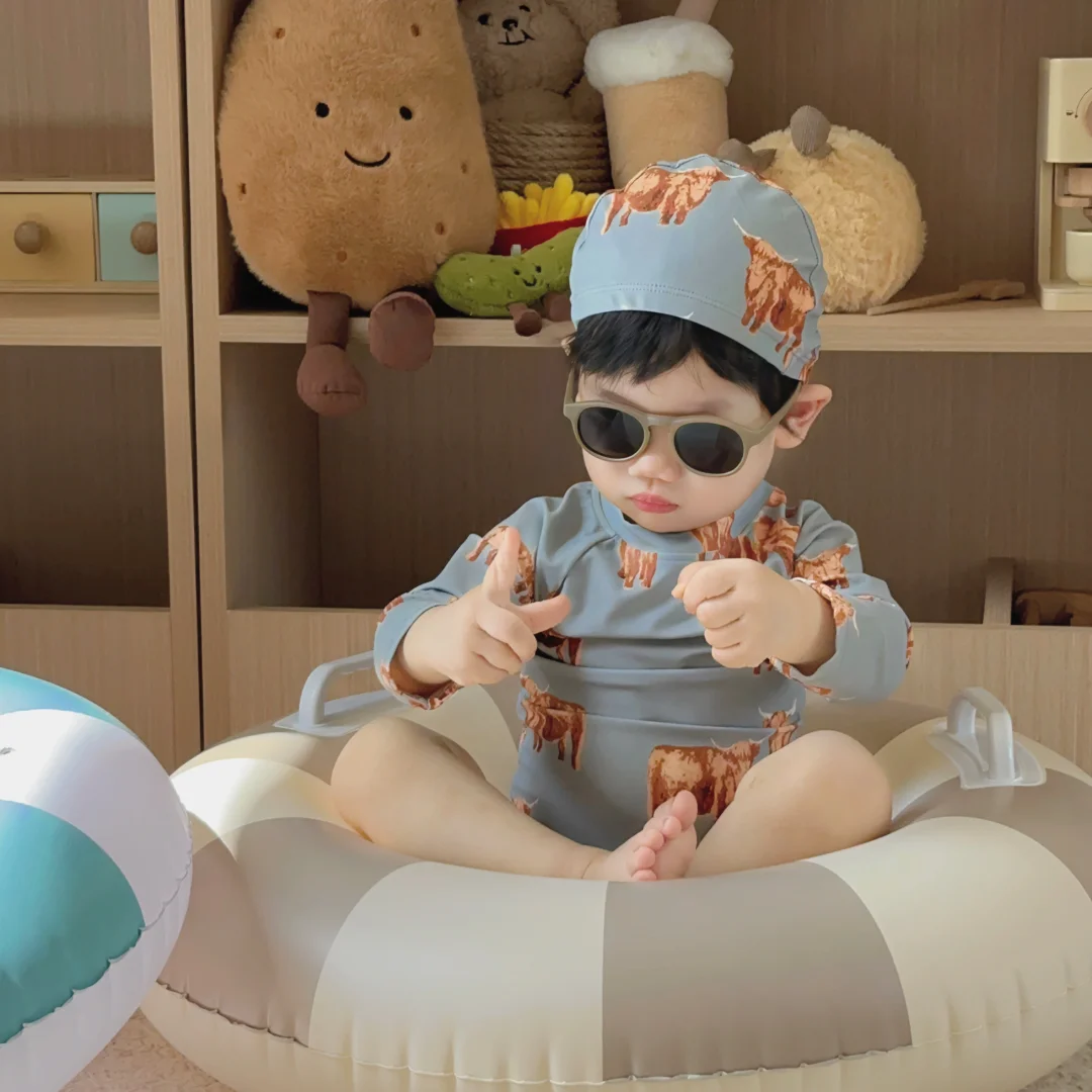 宝宝泳衣也太可爱了吧~