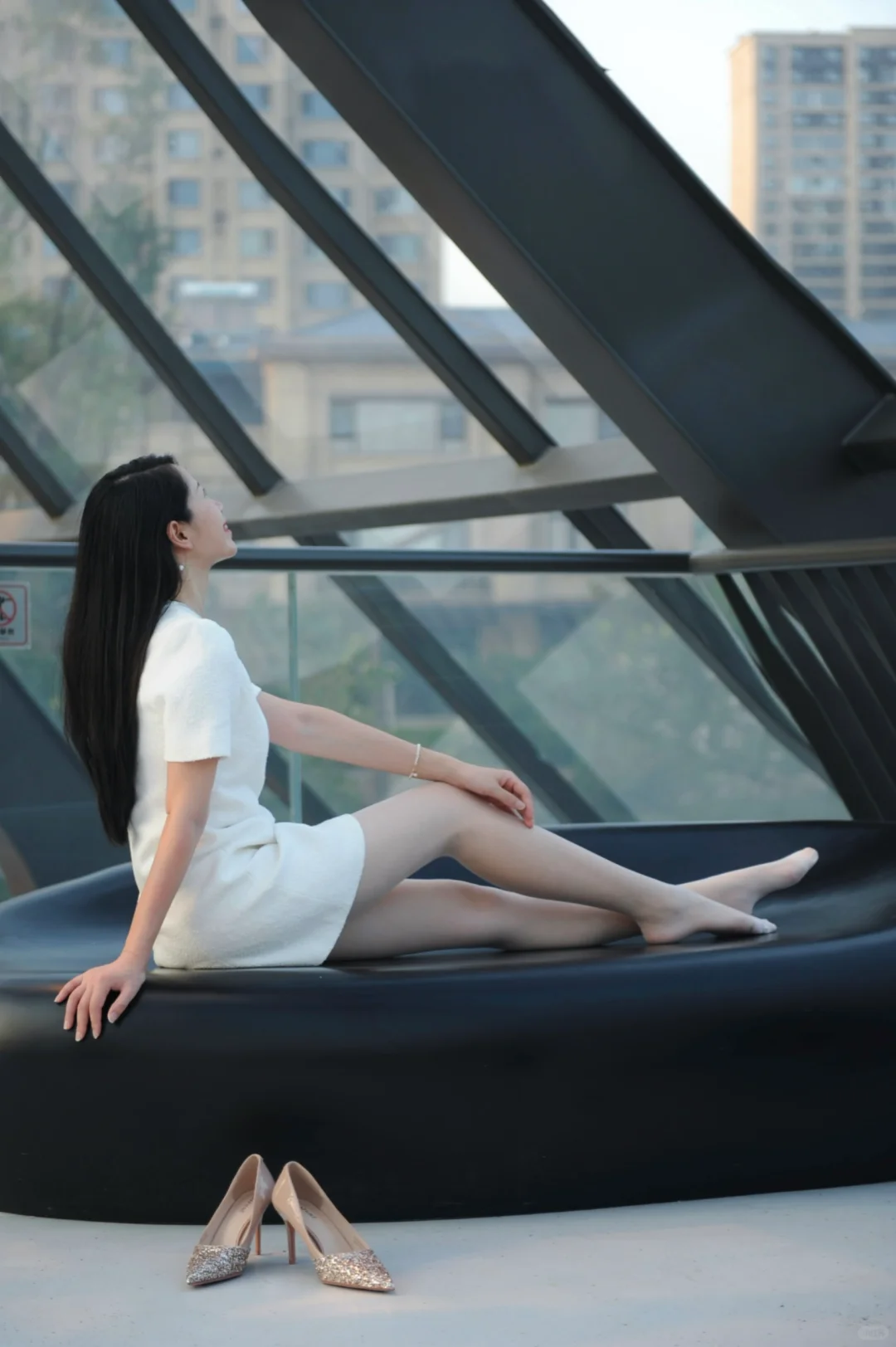 挑战100天丝袜穿搭(21)|纯欲还得是白丝🤍