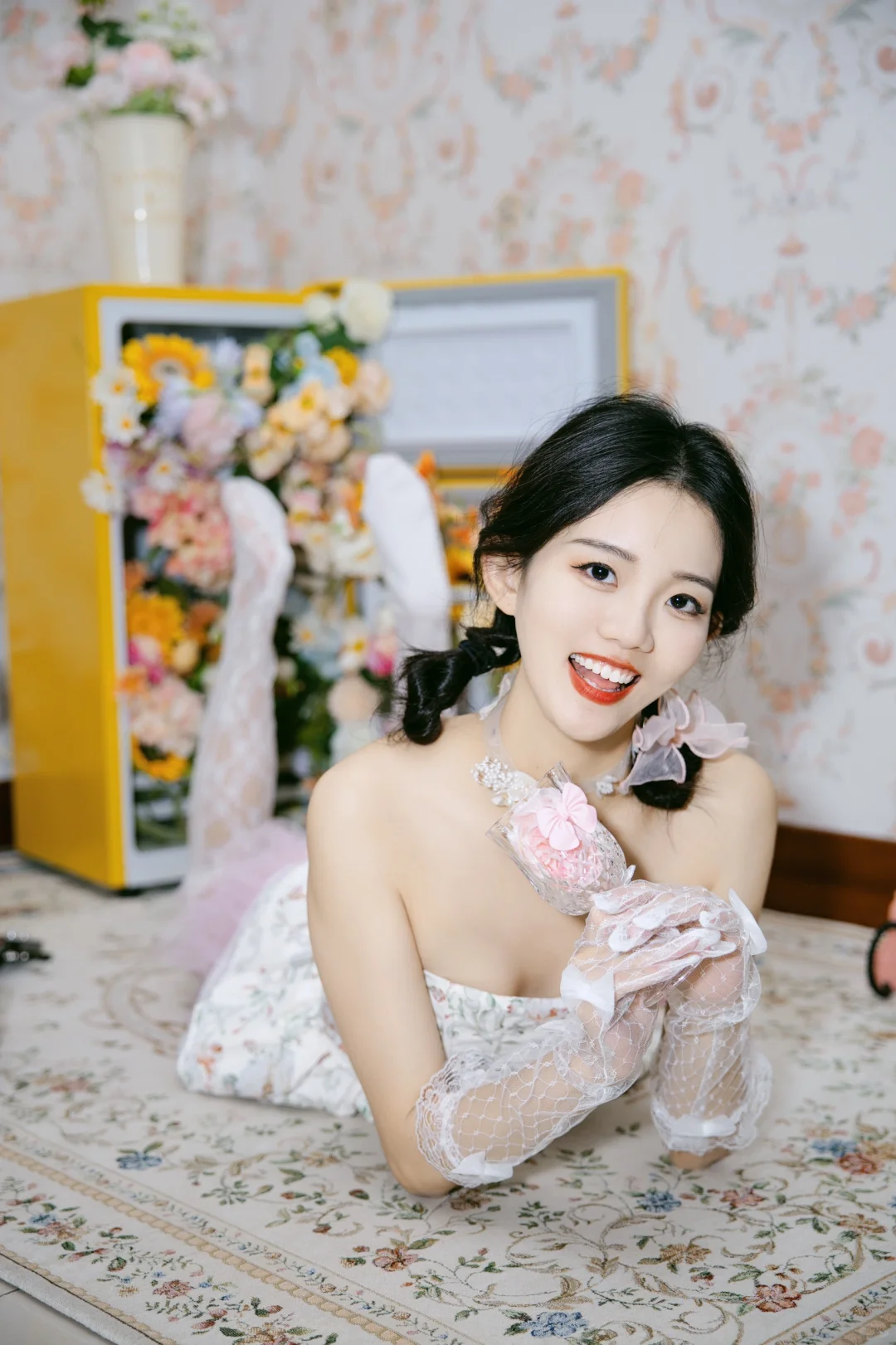 送你一冰箱的鲜花呀