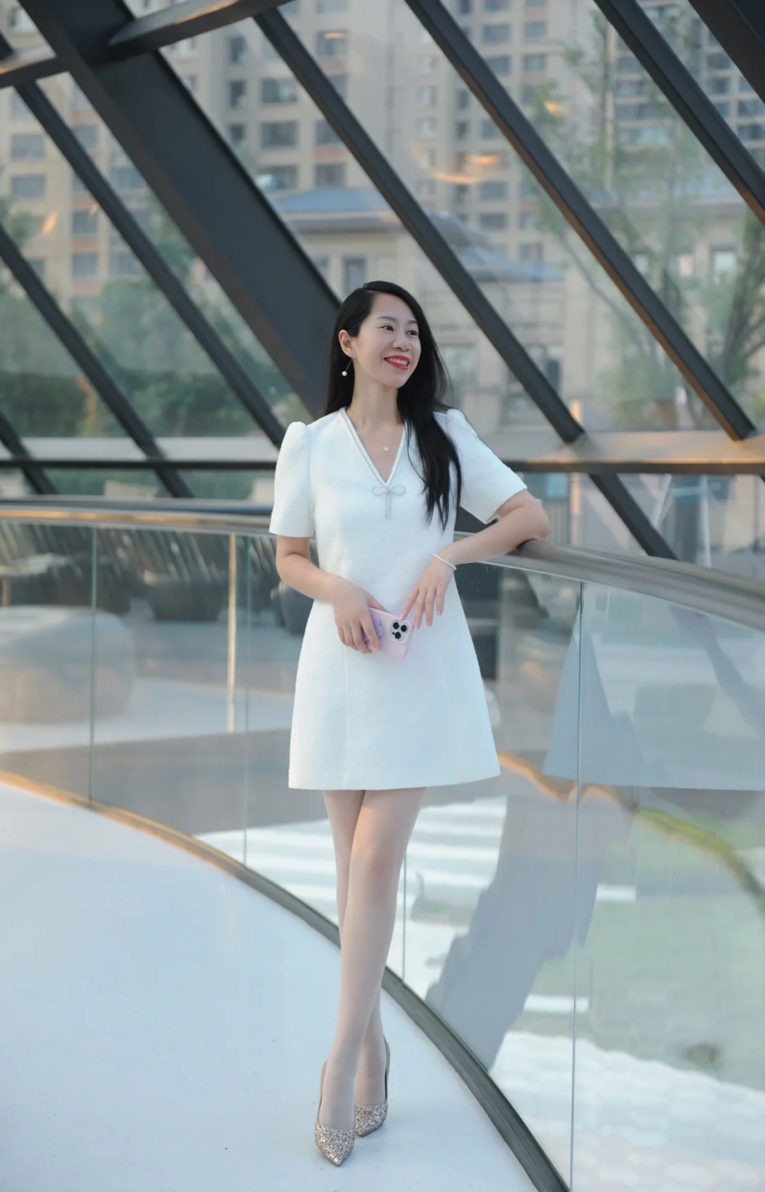 挑战100天丝袜穿搭(21)|纯欲还得是白丝🤍