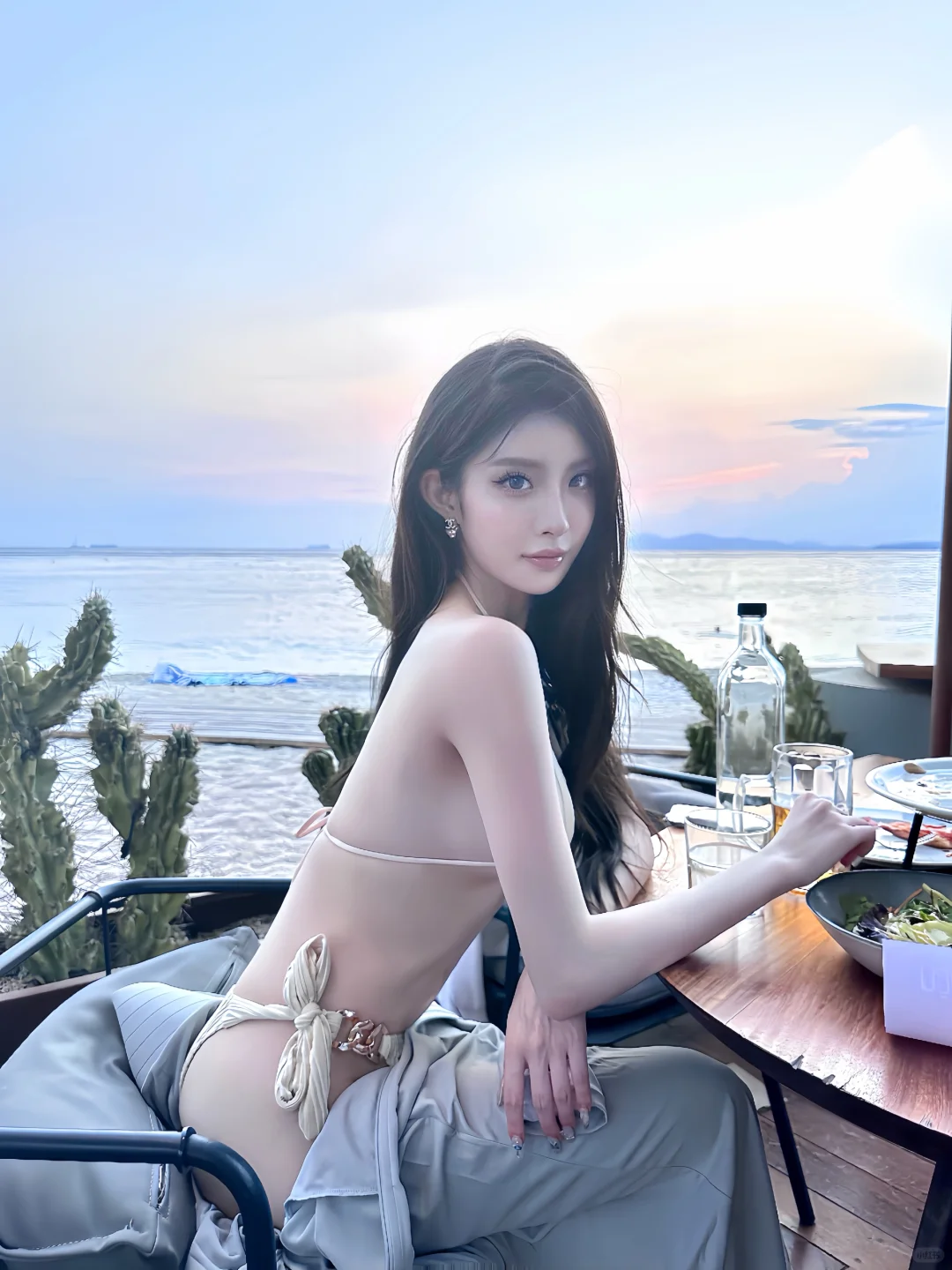 希腊|老公给拍的泳装?