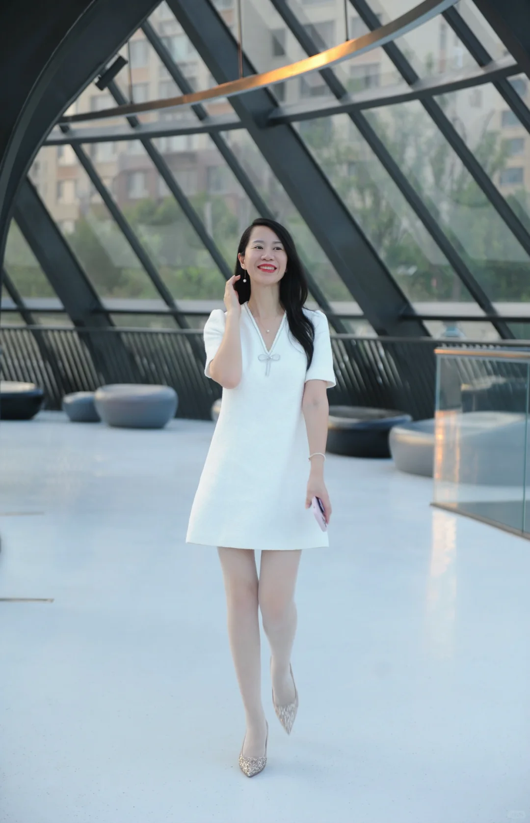 挑战100天丝袜穿搭(21)|纯欲还得是白丝🤍