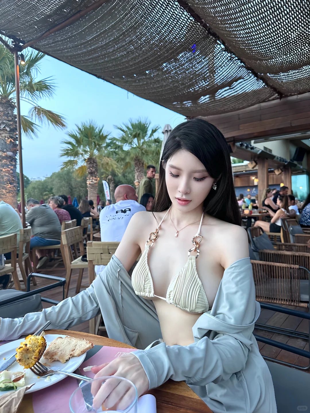 希腊|老公给拍的泳装?