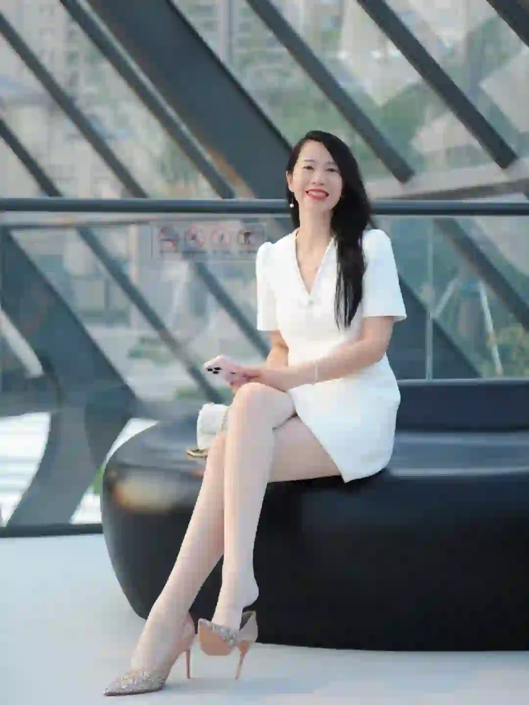 挑战100天丝袜穿搭(21)|纯欲还得是白丝🤍