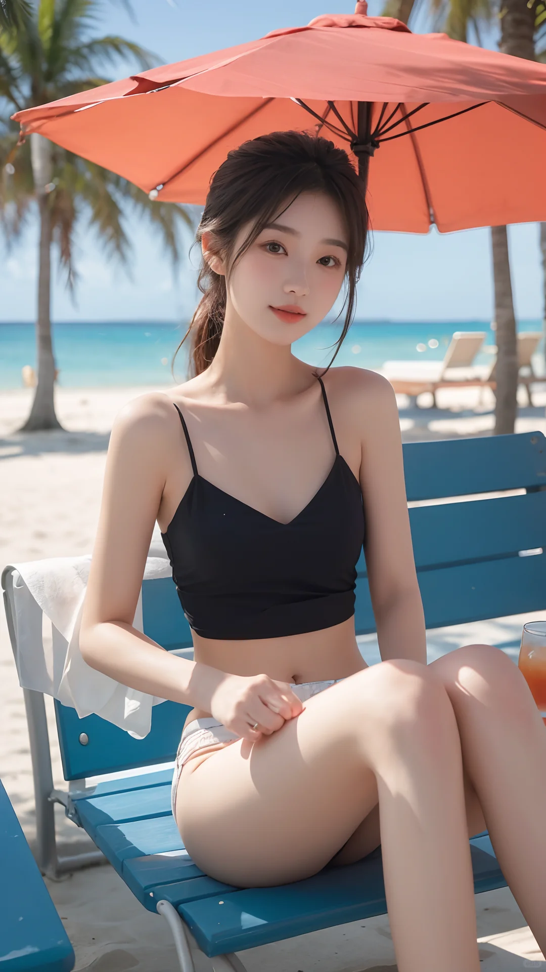 海报泳衣正常穿搭没有不良引导