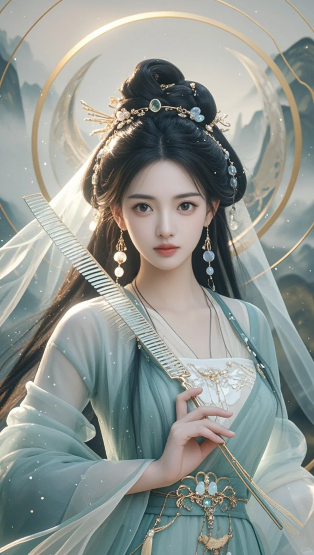清雅脱俗之古风美女018