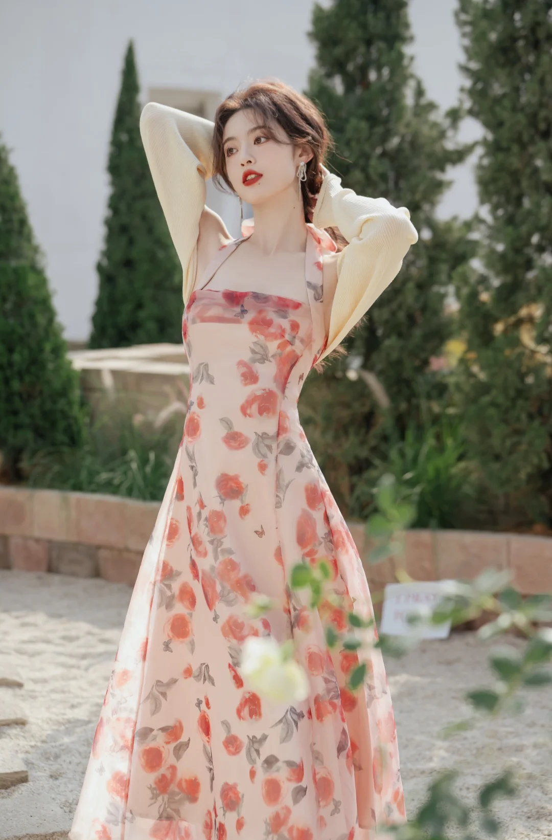 浪漫法式情怀|你是人间四月天|纯欲挂脖吊带