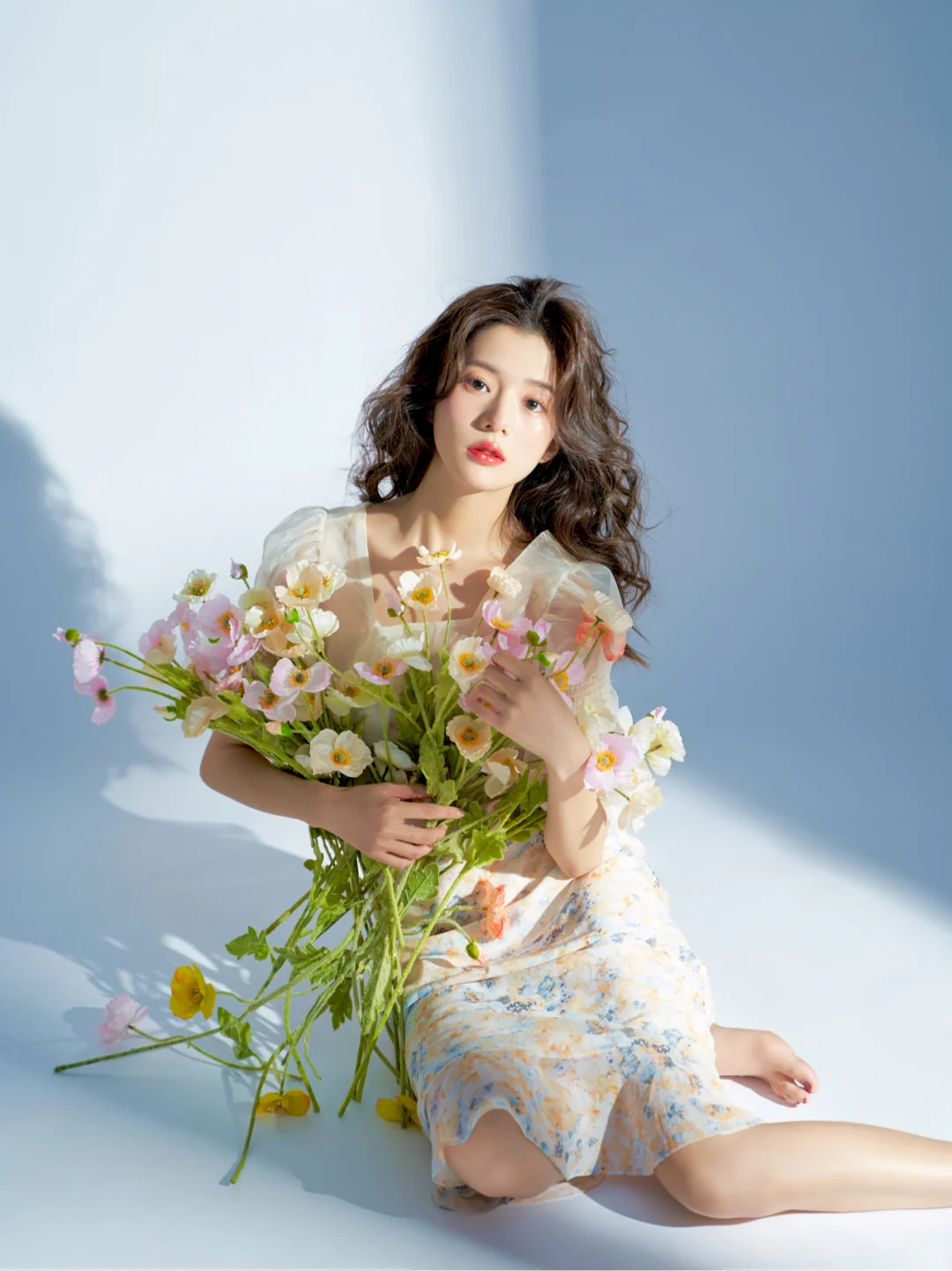 纯欲清纯写真｜愿神明偏爱花和少女🧚🏻‍♀️