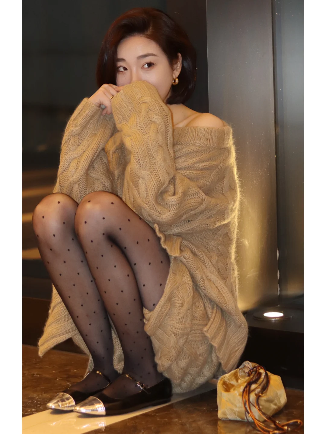 当毛衣和丝袜完美结合