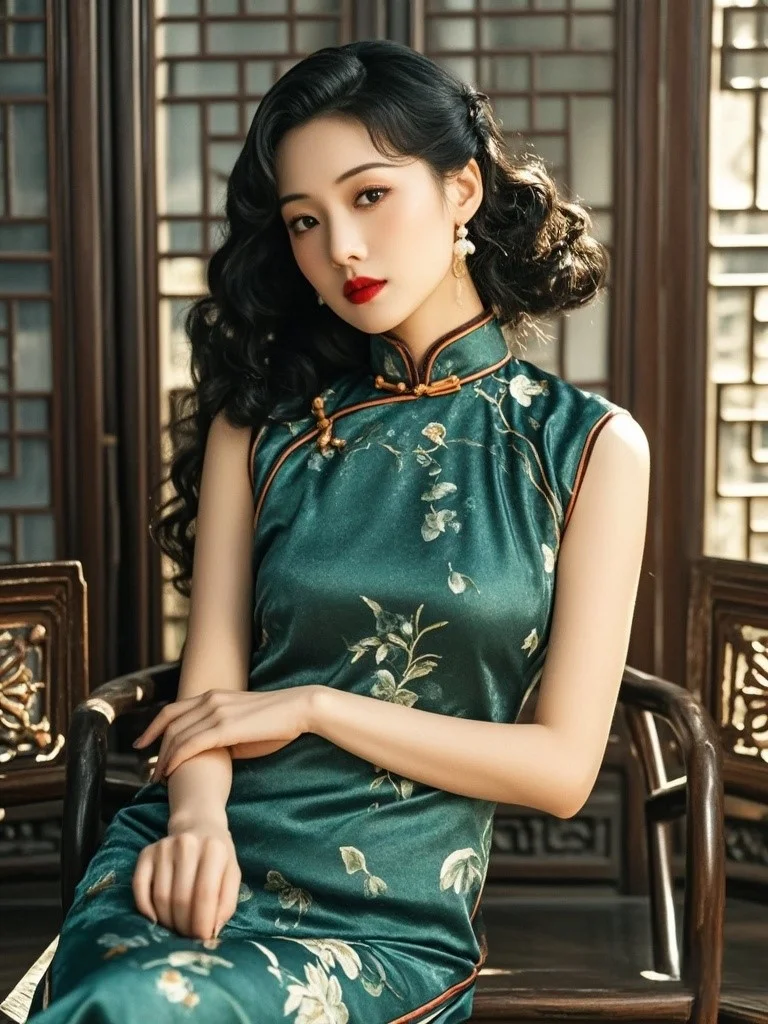 民国女子的时尚风潮，邂逅旗袍美女🎀