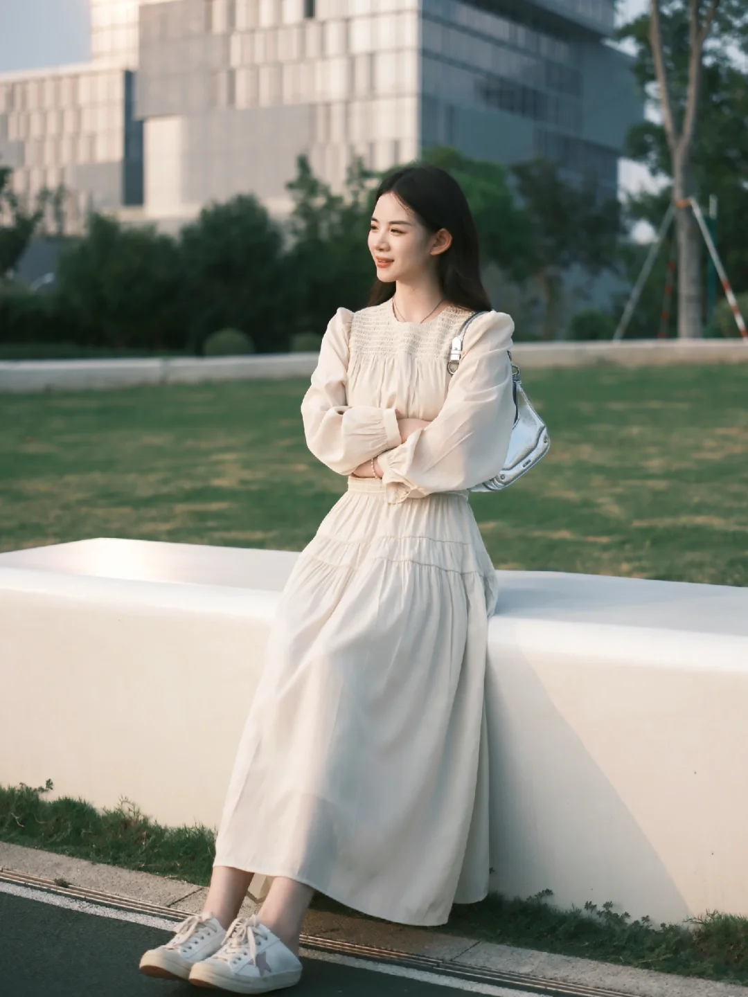 胶片日记🎞️入秋这样穿真的好温柔~