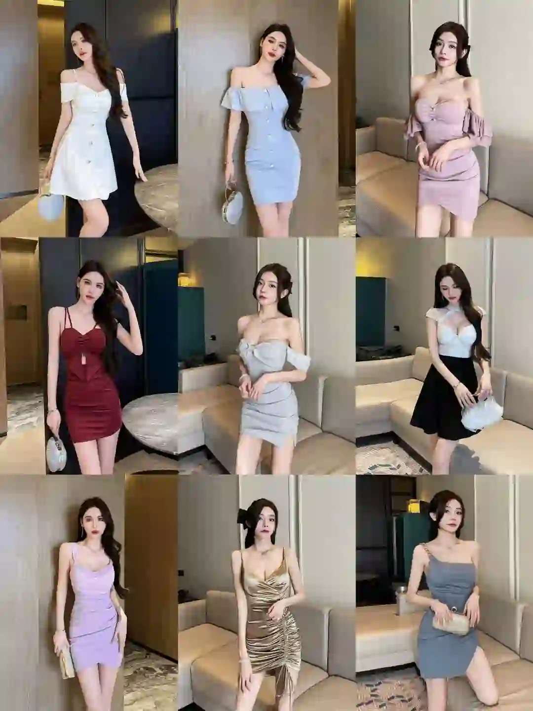 纯欲风连衣裙|夜店斩男|心机温柔小礼服