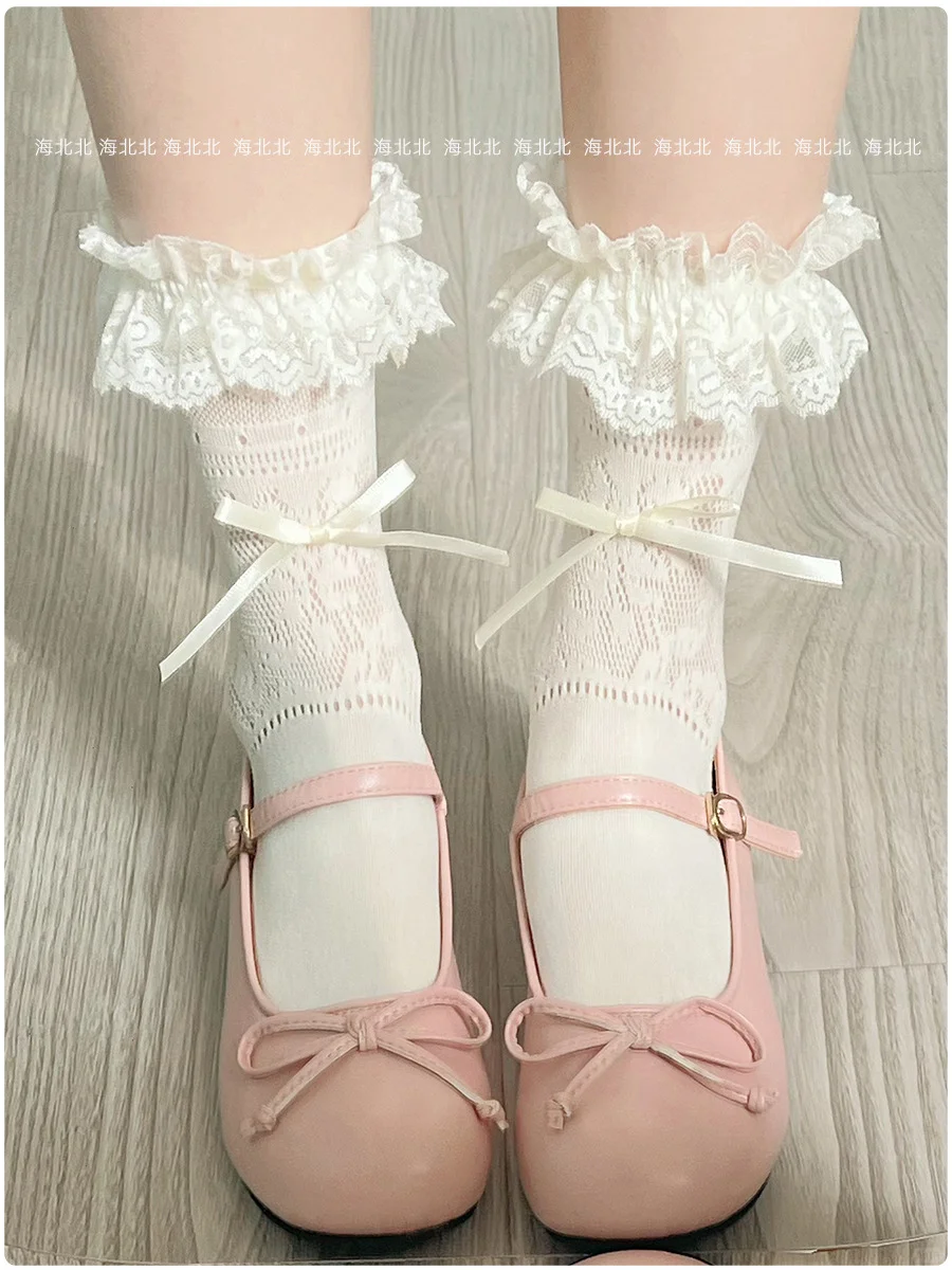 黑色花边袜🖤性感韩系风