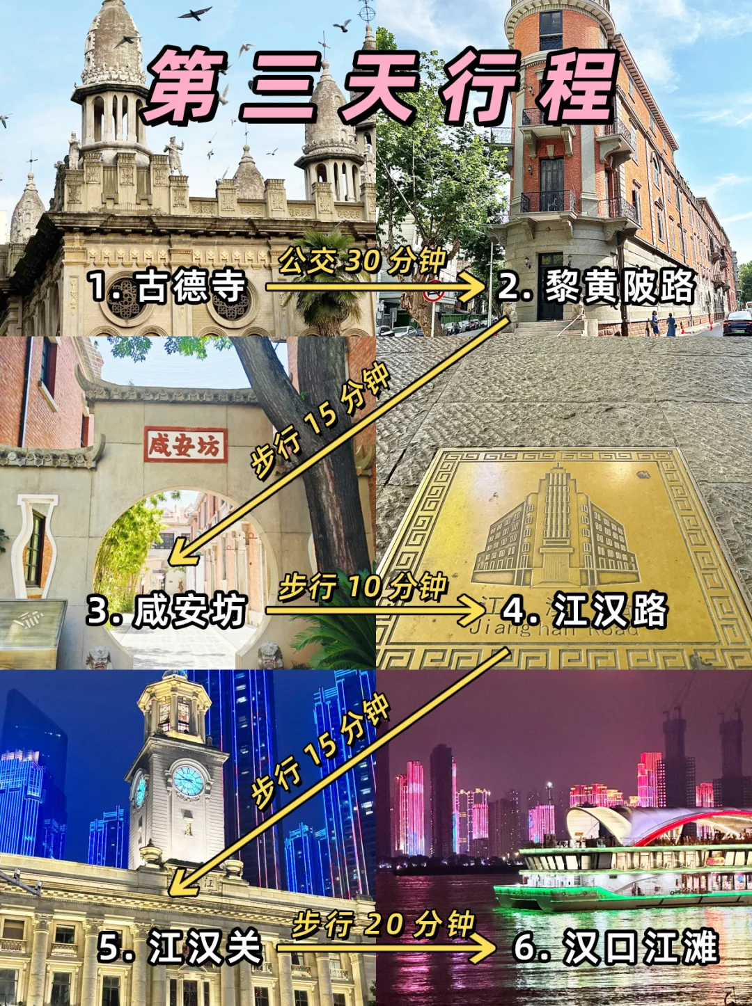 第一次来武汉必看‼️懒人版-3天2晚安排📝