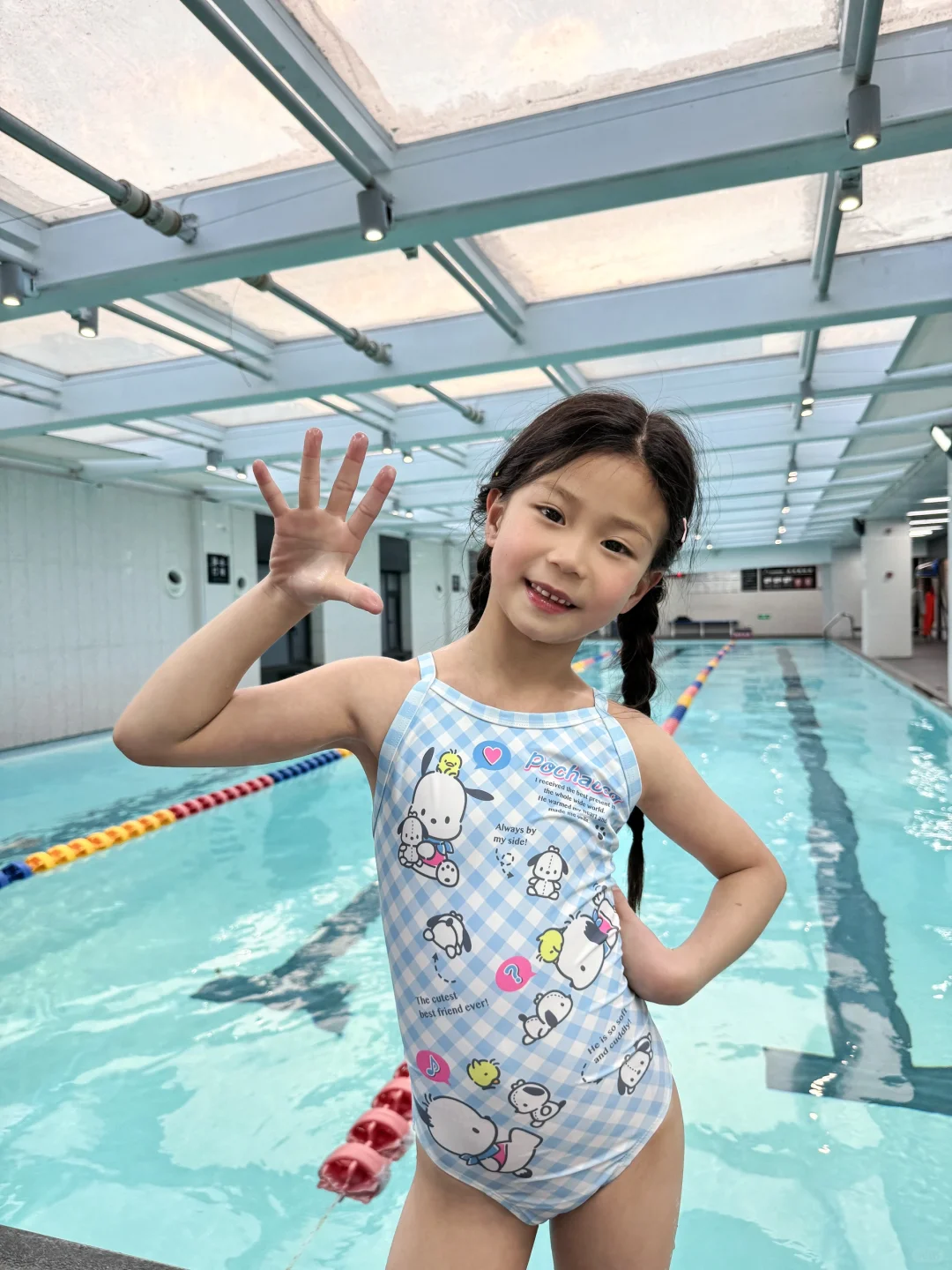 周五放学～直奔泳池🏊🏻‍♂️ 教练说…