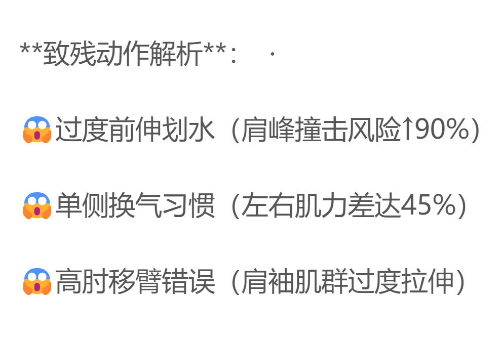 自由泳毁了多少人