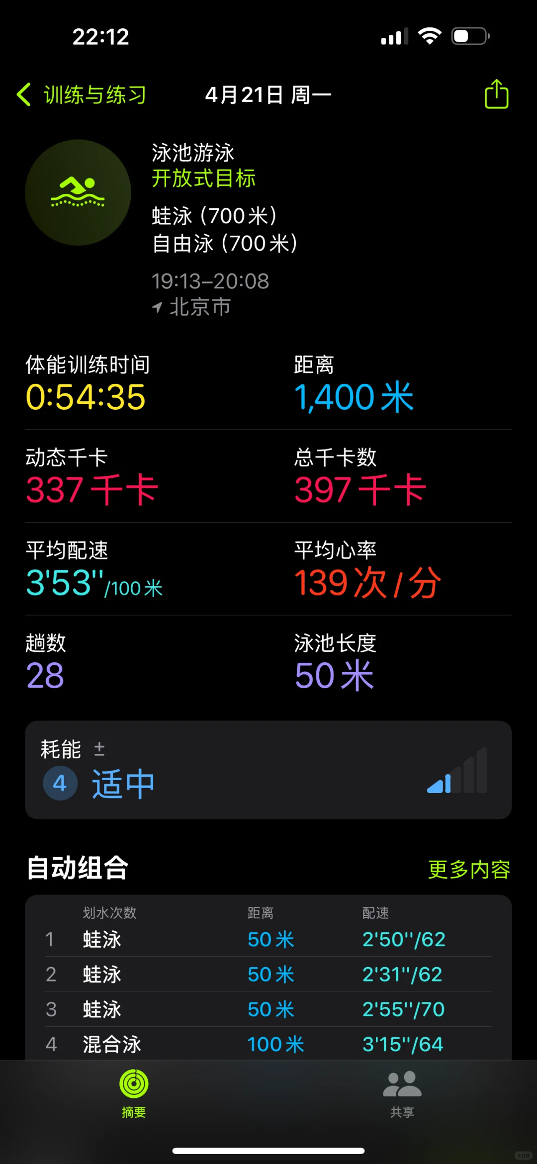 游泳打卡🧩