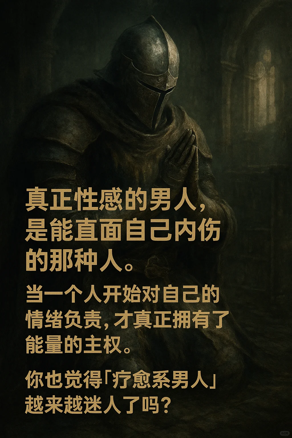 真正性感的男人，是会“自我疗愈”的那种？