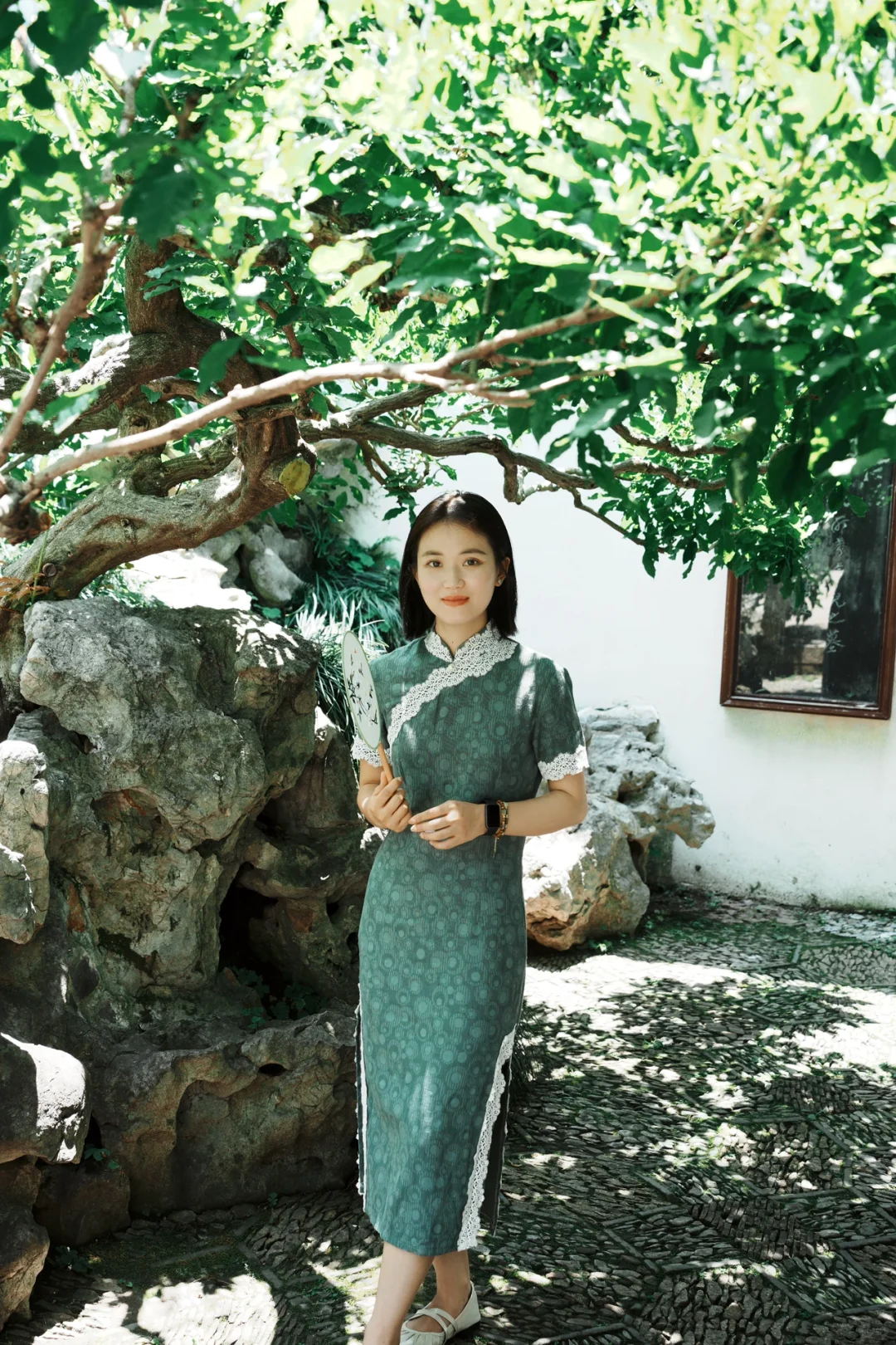 苏州陪拍|不做妆造也能把旗袍穿出随性诗意