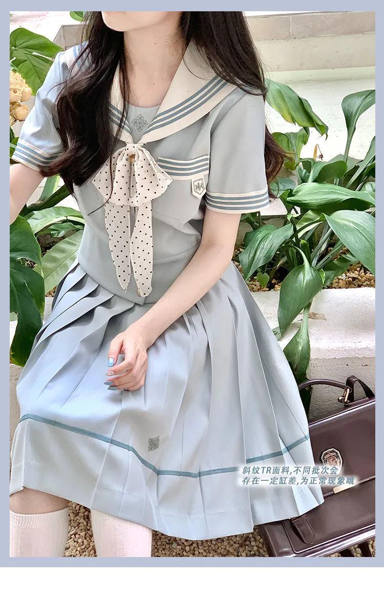 👗夏日必备！薄荷白巧JK套装💖