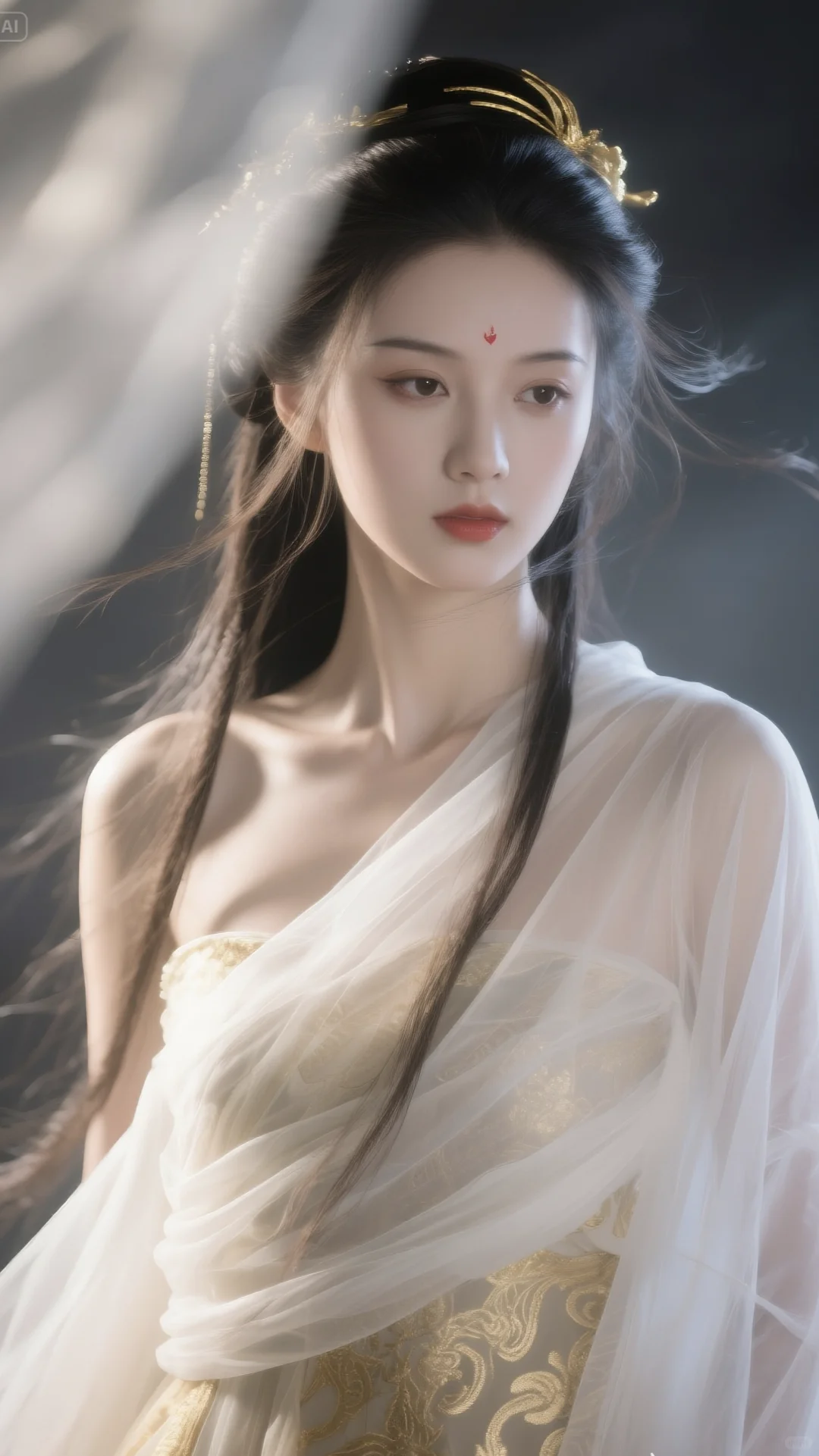 墨染青丝绾，回眸若惊鸿