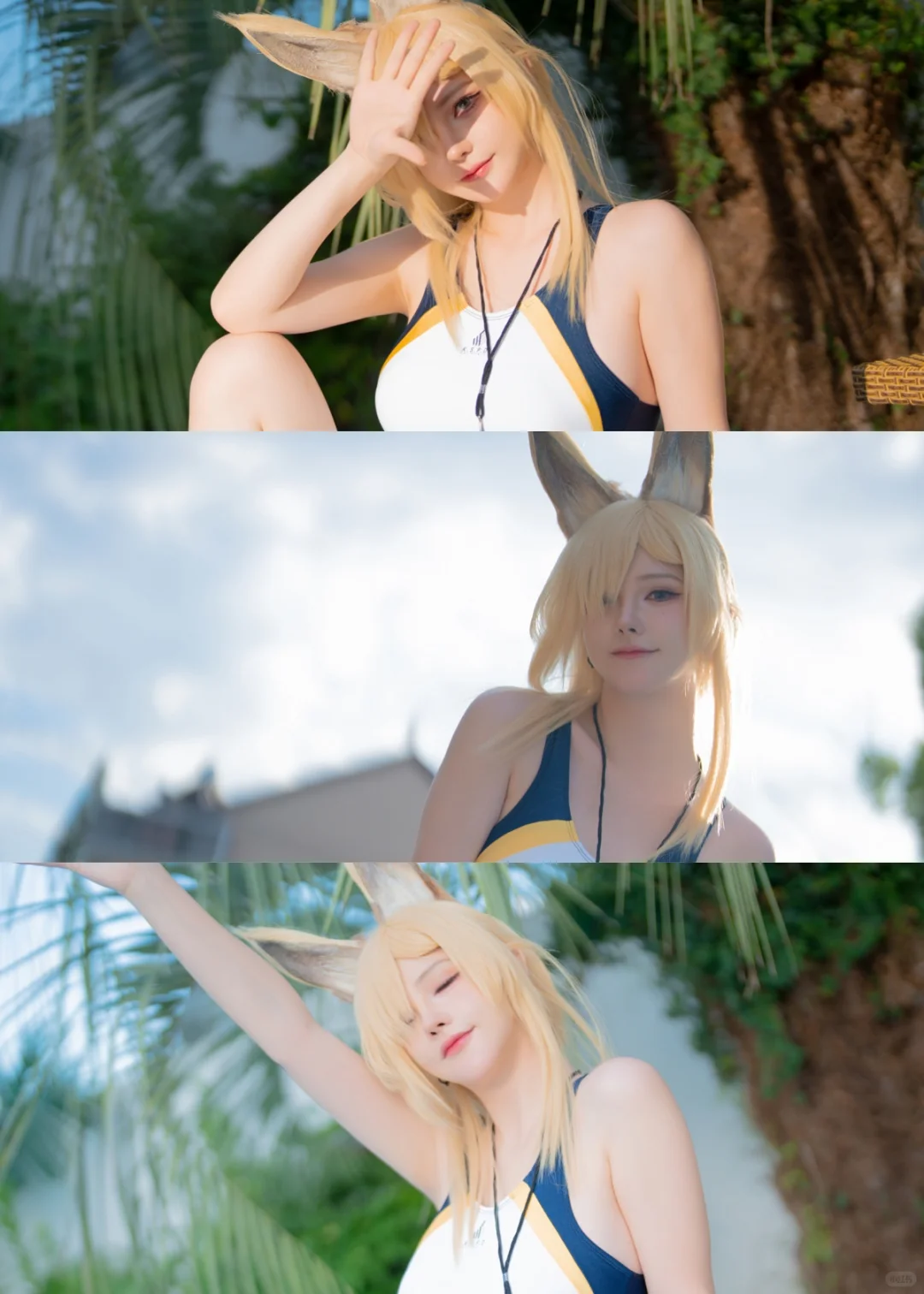 COSPLAY 碧蓝档案 尾形康娜竞泳