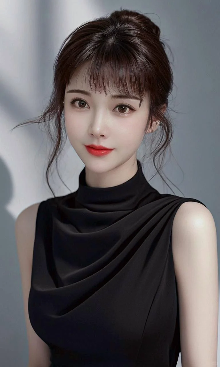 气质甜美主持人风格头像