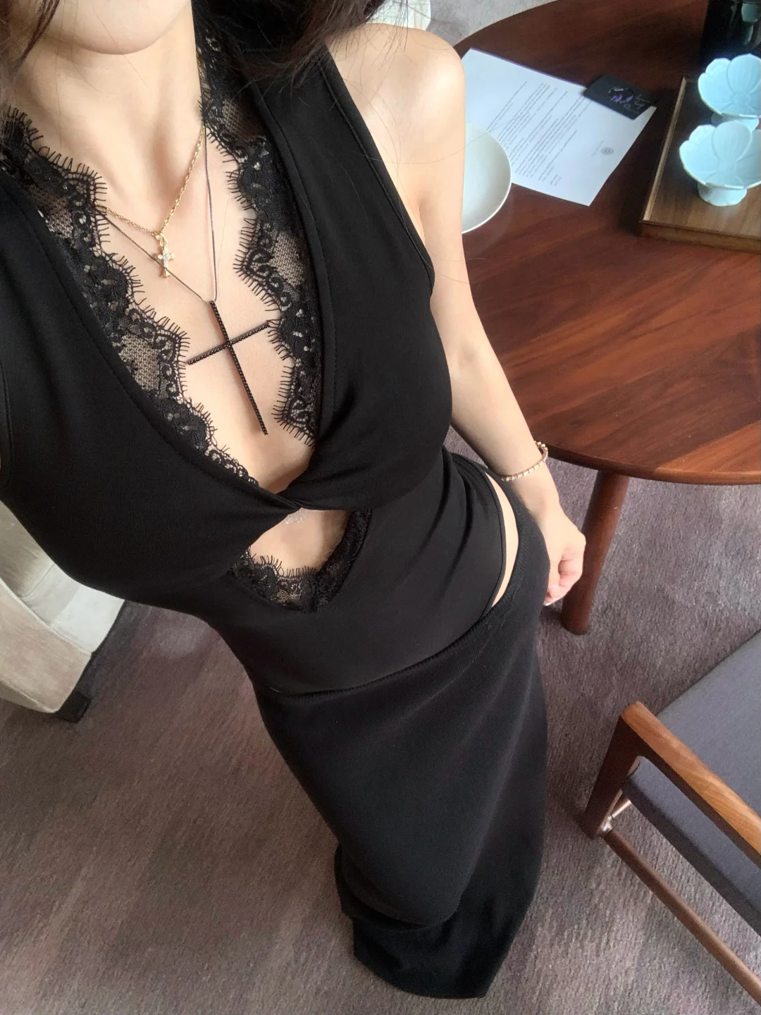 黑色蕾丝🖤 简约又性感！！