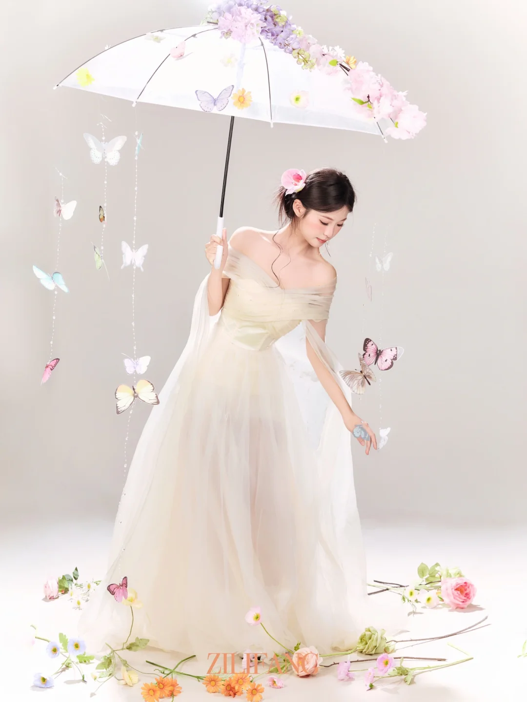 高甜预警🌷做伞下起舞的翩翩公主🌺