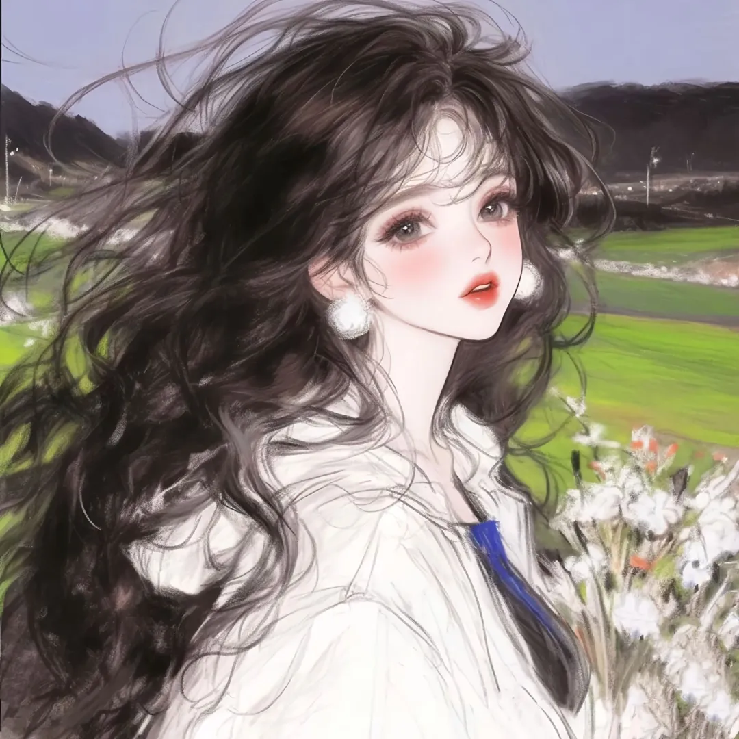 白色系自由洒脱的动漫女生头像来啦🥰