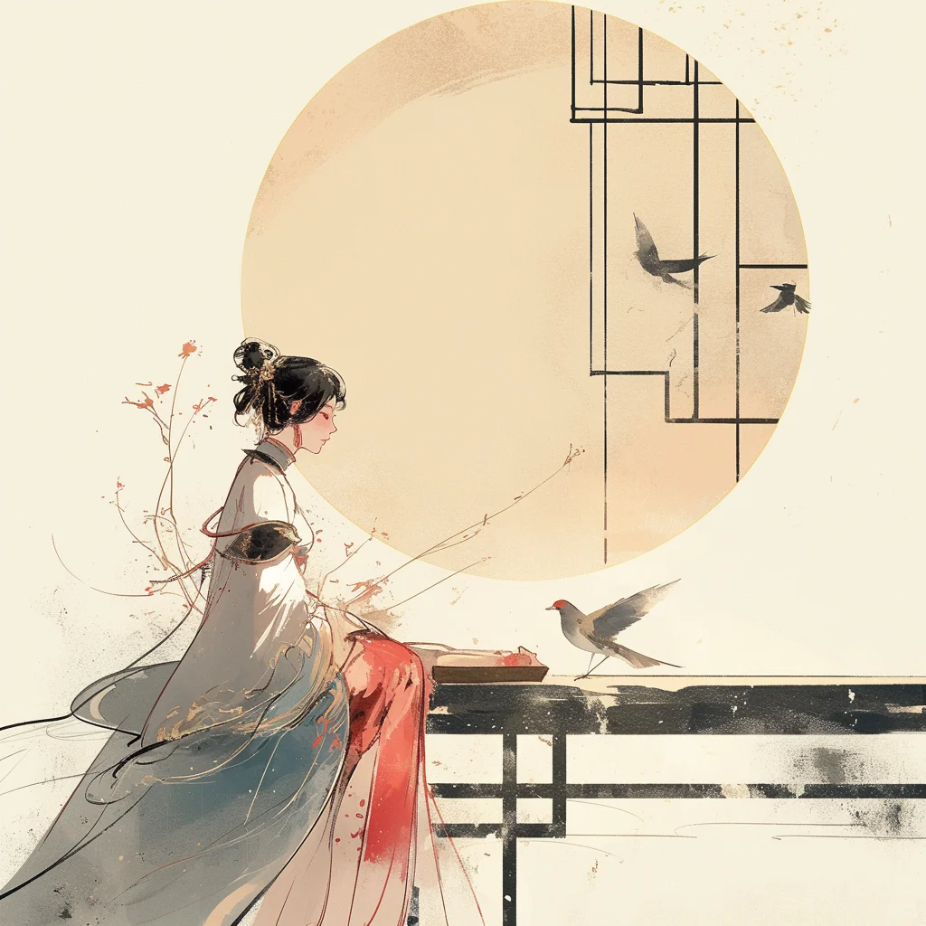 少女与飞鸟