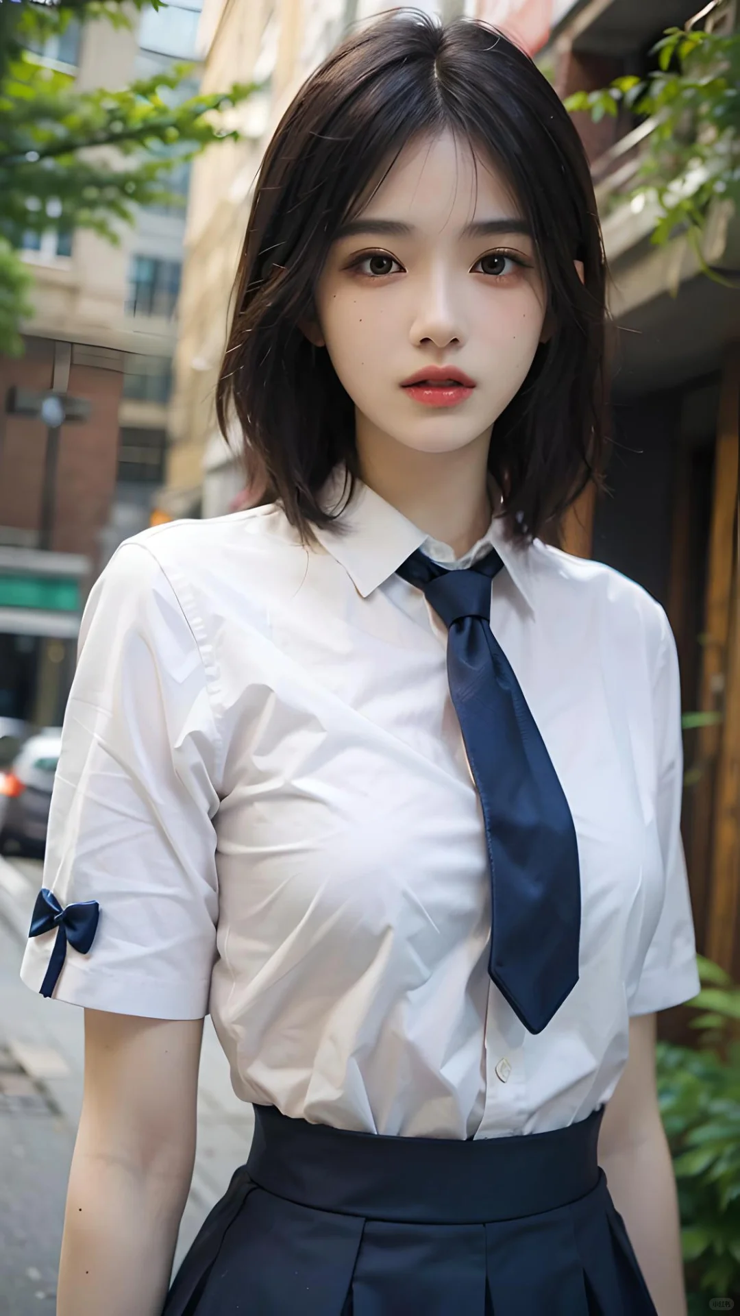 虚拟的JK美女