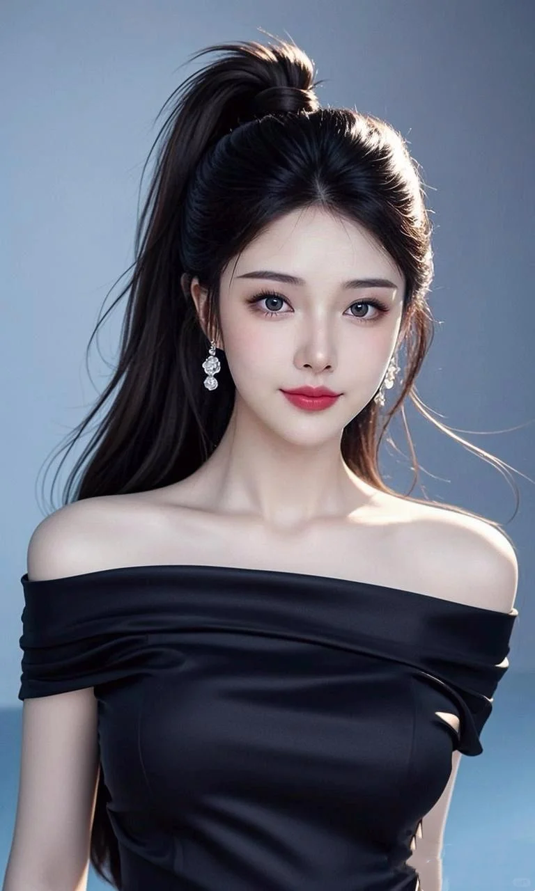 清冷性感俏皮女生头像
