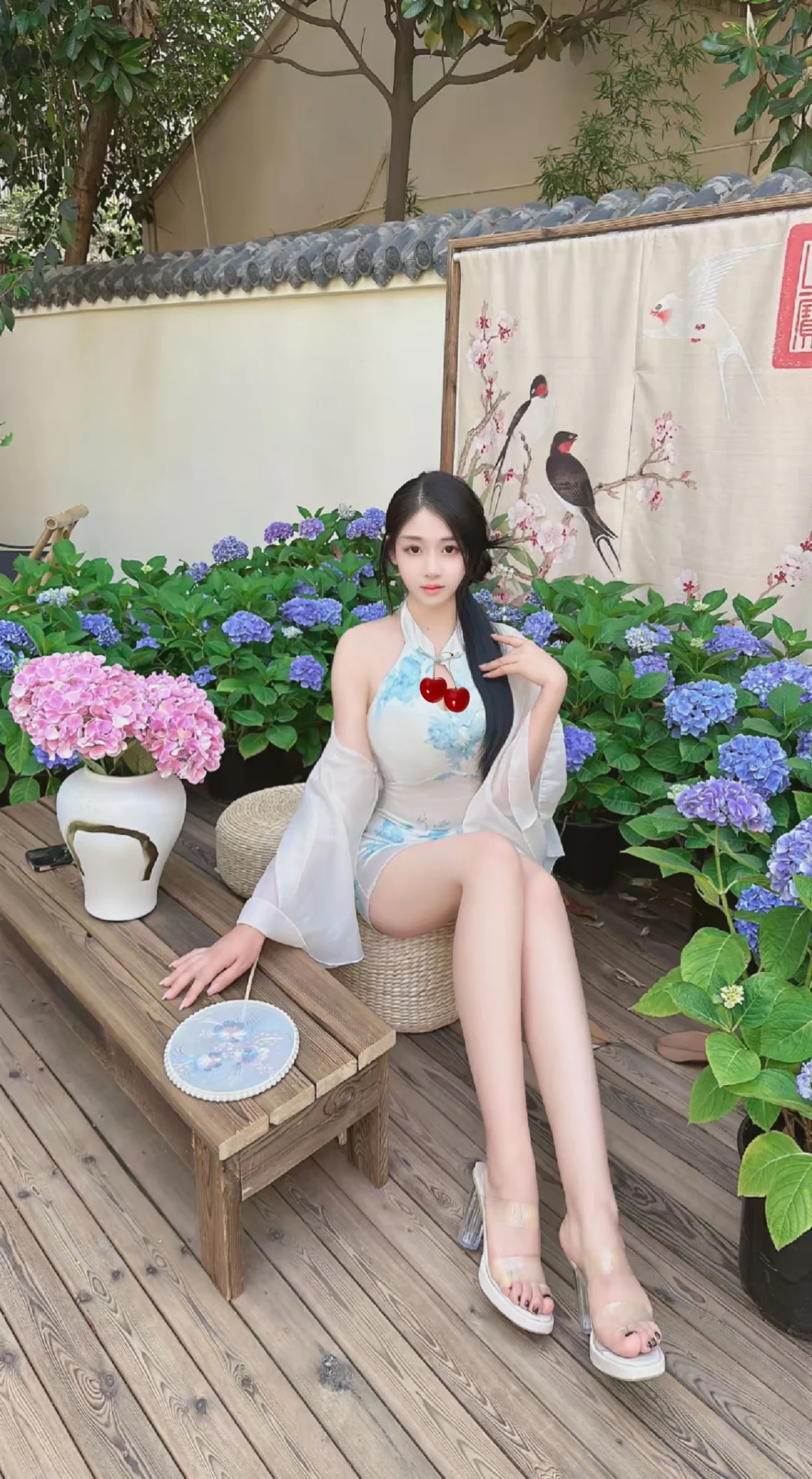 旗袍模特氛围感写真
