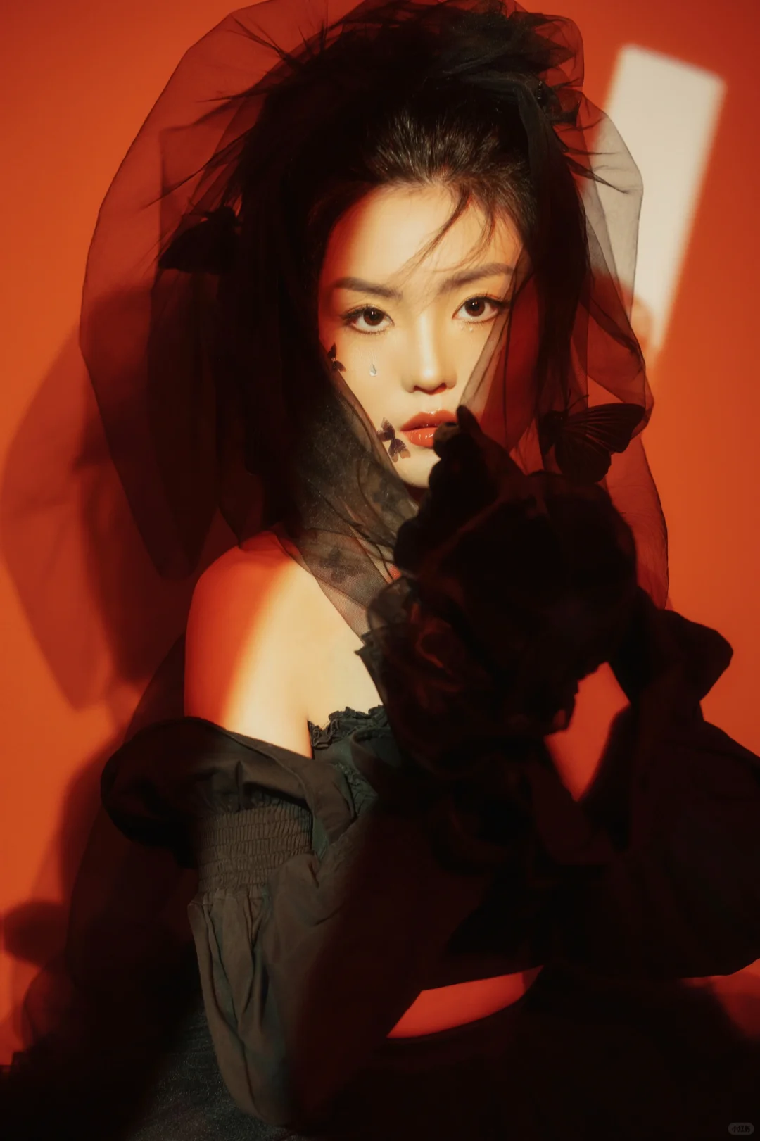 蝴蝶少女写真