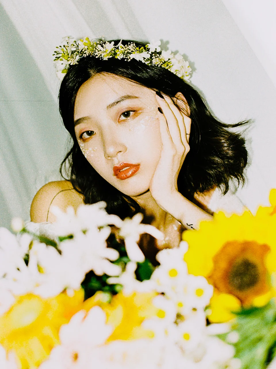 夜拍胶片写真 | Flowers·关于女孩的少女梦