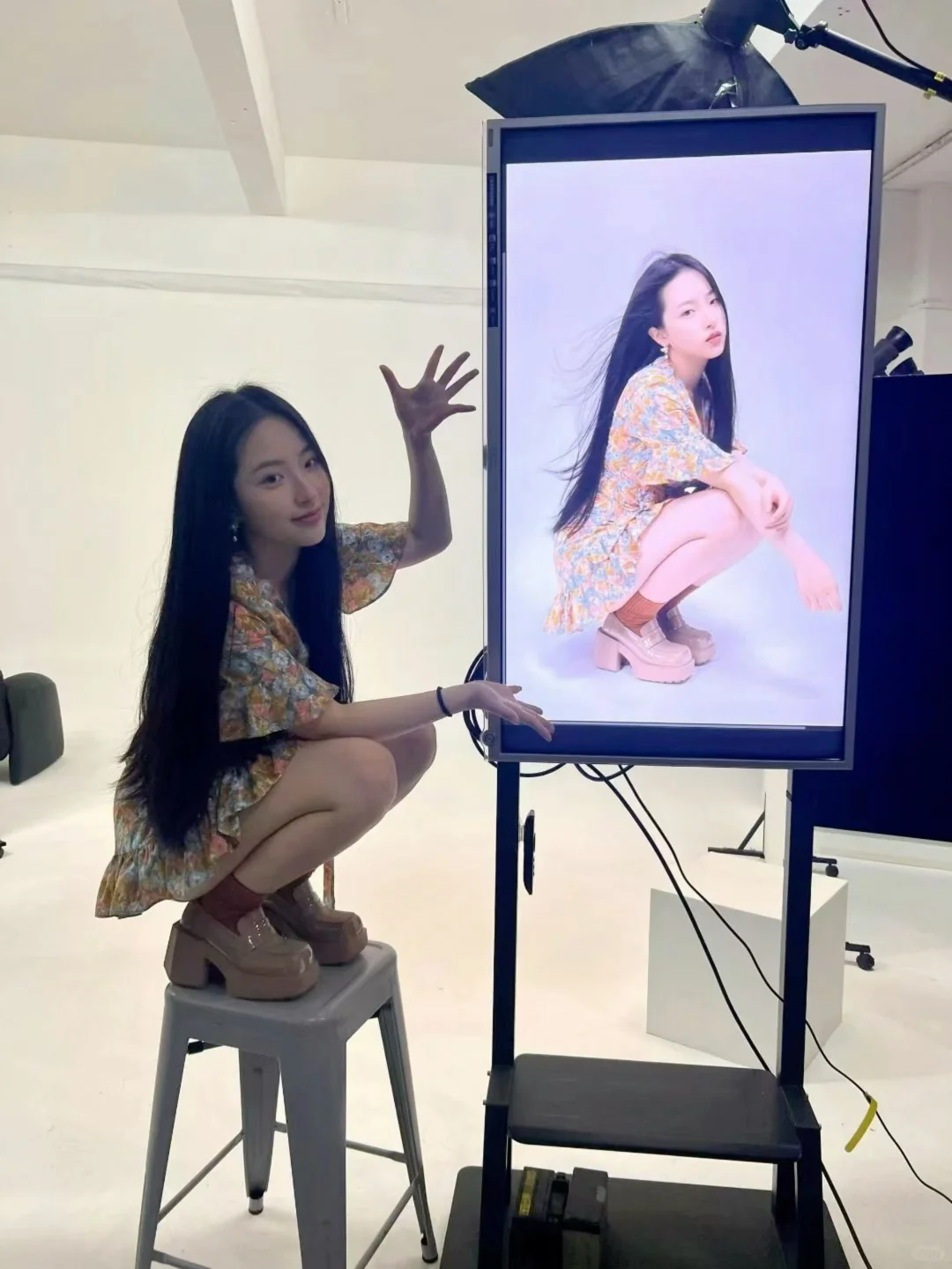 今天是当模特的快乐📷