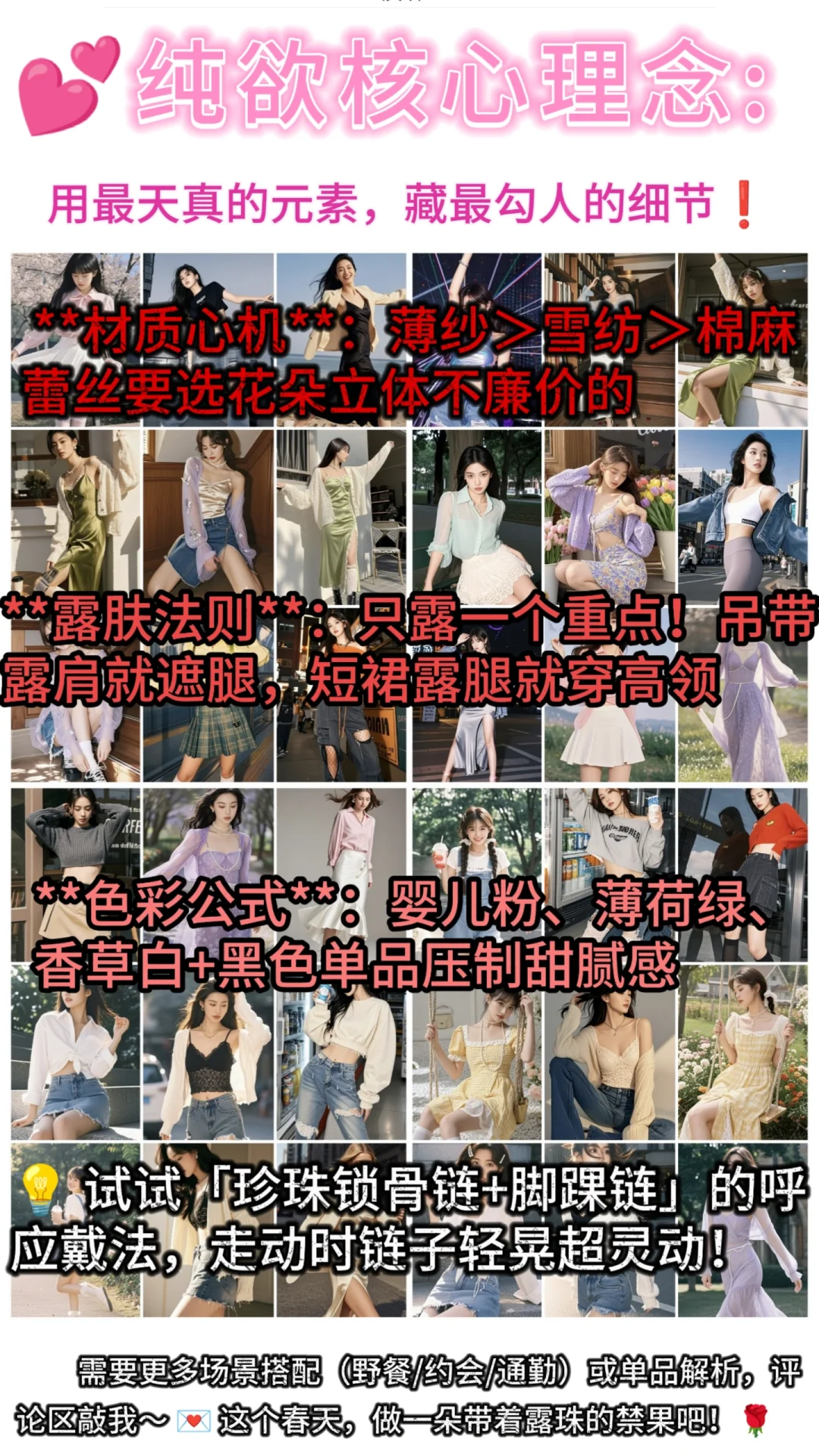 闺蜜骂我太心机…穿这样约会男生根本扛不住