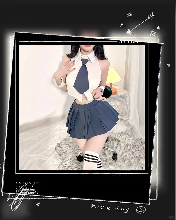 纯欲学院风制服丨今晚做JK学妹！