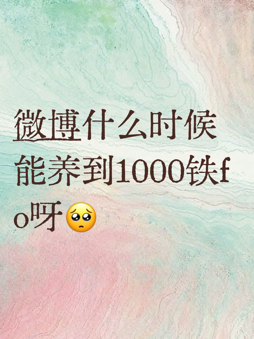 什么时候能养到1000铁粉呀🥺