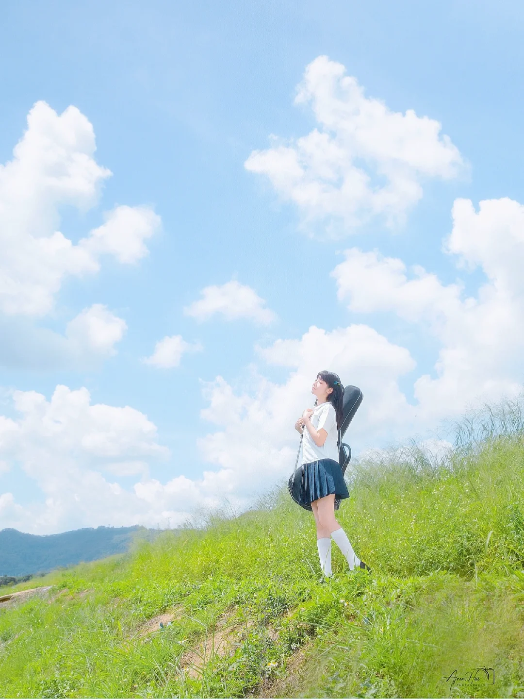 ☁️日系JK写真｜在山野间感受自由与生命力🍃