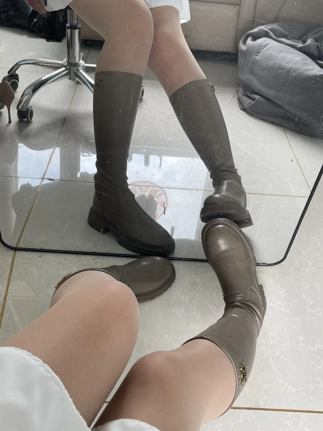 夏天穿长靴，主打一个不怕热