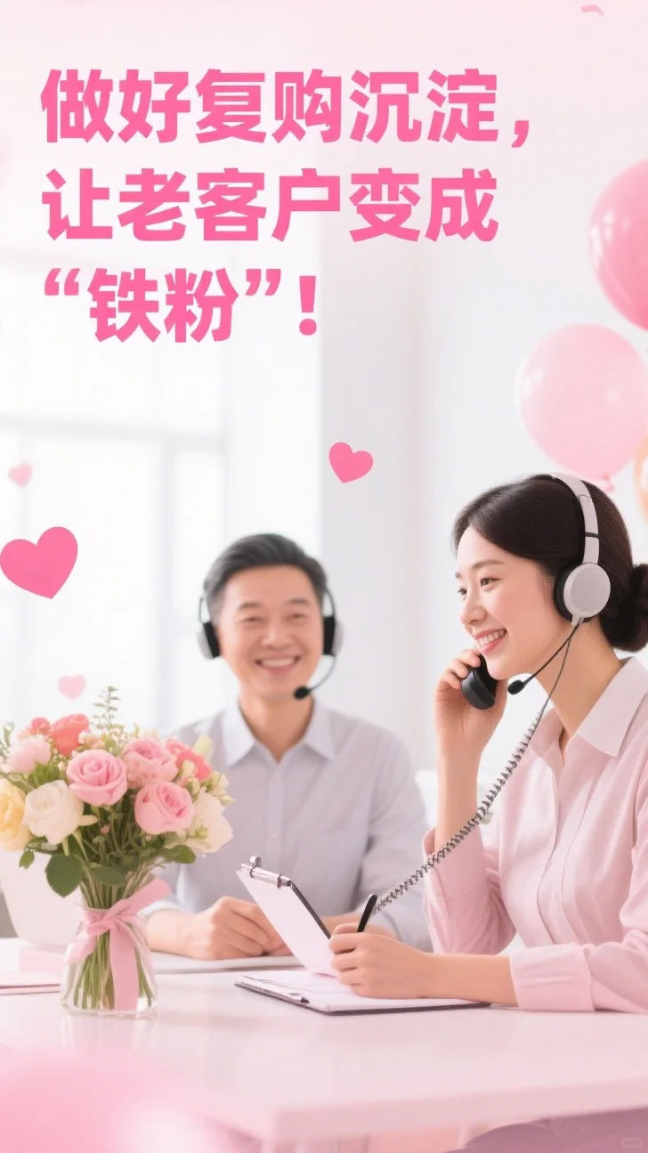 做好复购沉淀，让老客户变成“铁粉”！