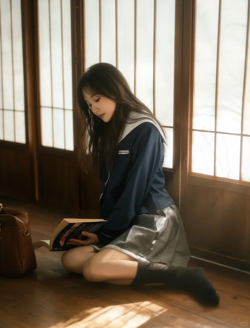 日系学院少女