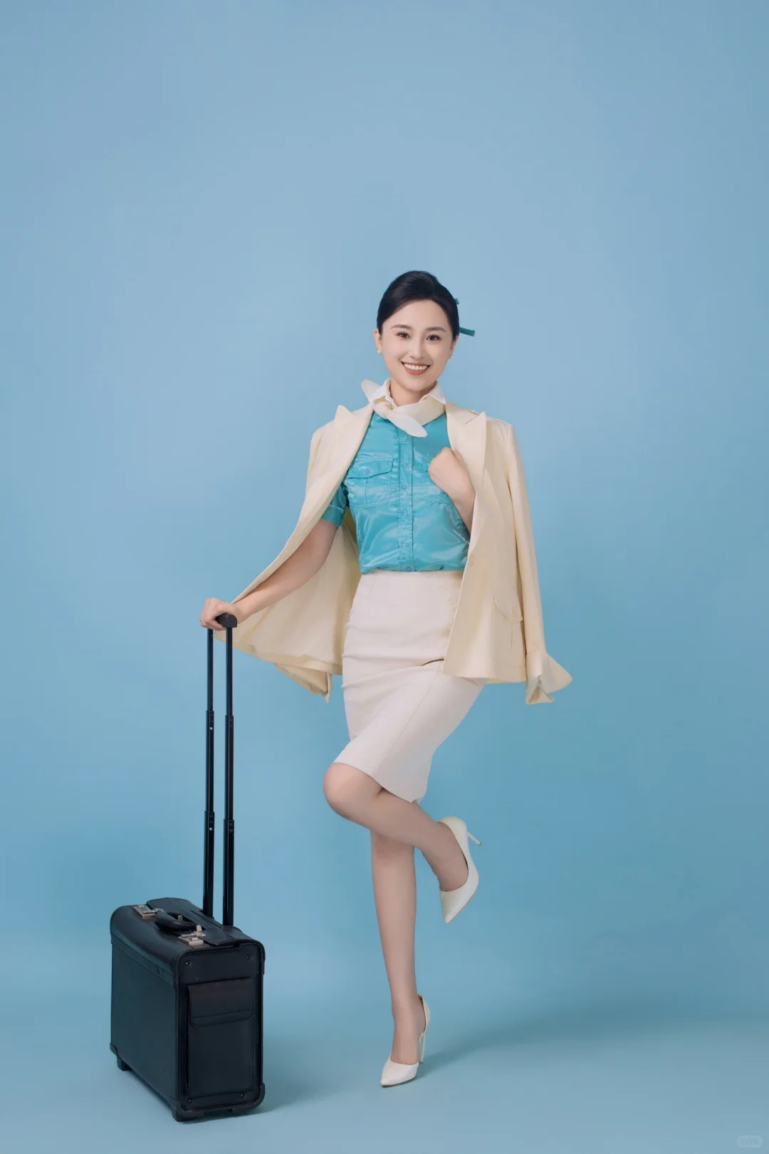拍的很美的大韩制服照～