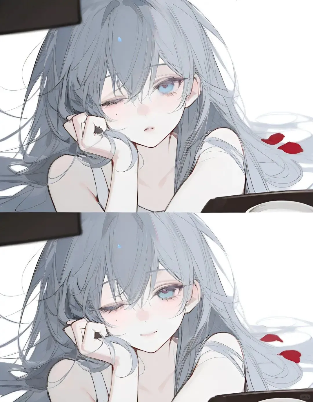 淡蓝色也太温柔了～🥰🥰