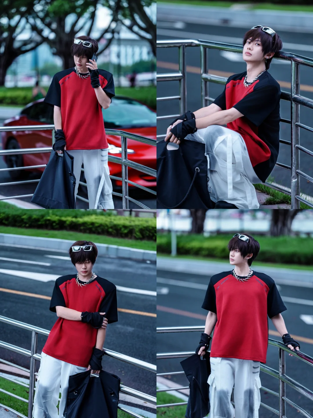 存一些男生松弛感的拍照姿势（合集）