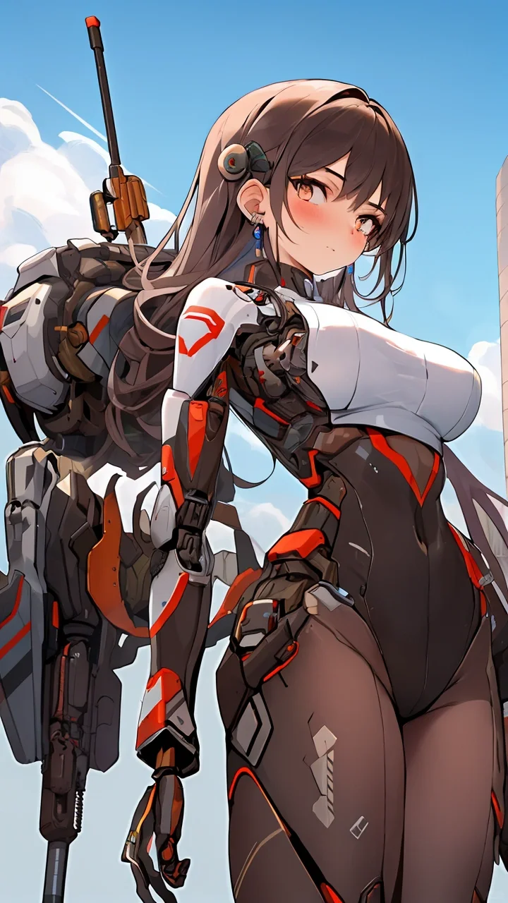 “战场，是我的领域！”机甲少女壁纸