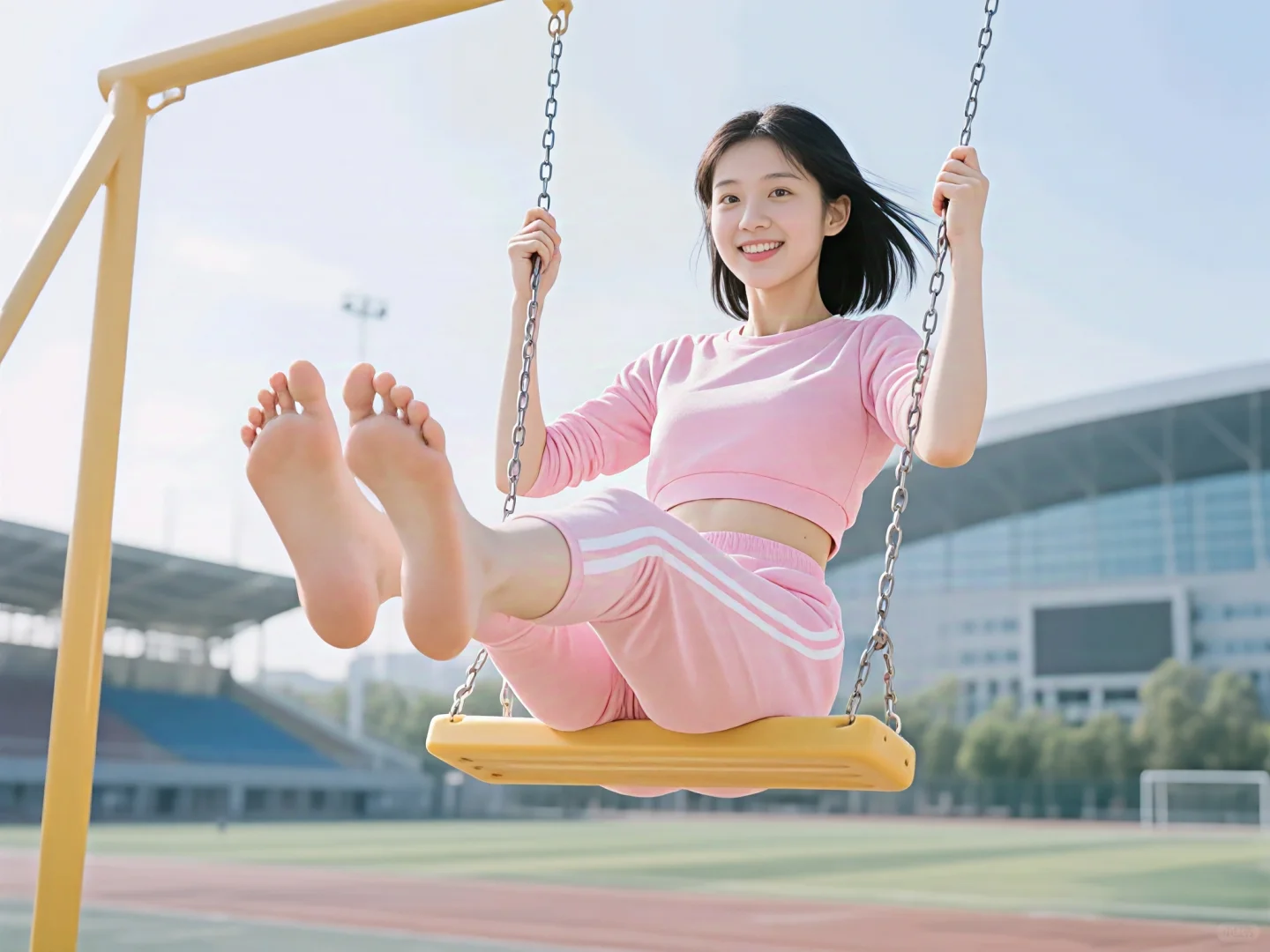 [AI生成]荡秋千少女2