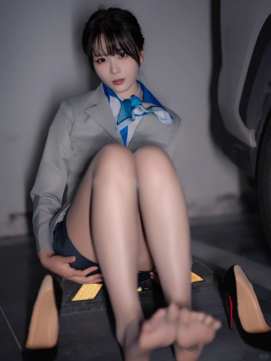 深圳地库拍空姐制服写真
